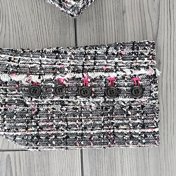 Vintage Pink Tartan Tweed Jacket - Picture 5 of 9